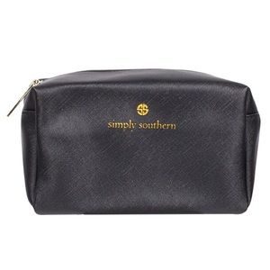 Simply Southern leather cosmetic bag